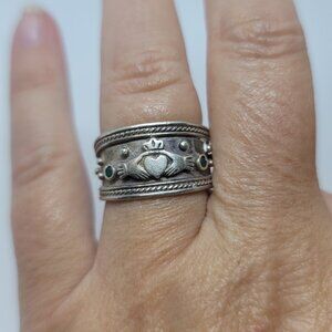 Sterling Claddagh Ring